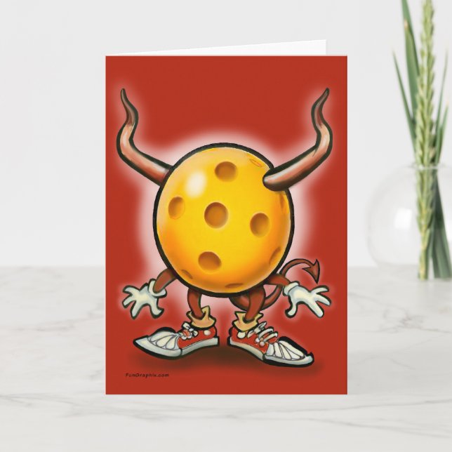 Tarjeta Pickleball Demon (Anverso)