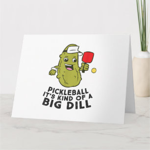 Tarjeta Pickleball es una especie de foto de un gran dill 