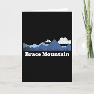 Tarjeta Pico Brace Mountain Gger Nueva York Ny Escalada Se
