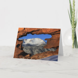 Tarjeta Pico de los lucios a través del agujero
