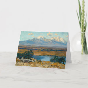 Tarjeta Picos españoles, CO   Charles Partridge Adams