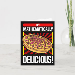 Tarjeta Pie de Apple Pi Day Math Lover