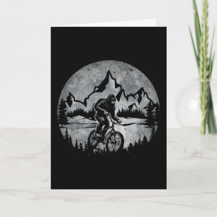 Tarjeta Pie Grande en bicicleta de montaña en bicicleta Lu