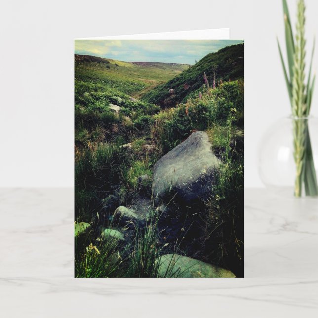 Tarjeta Piedras, en la colina (Anverso)