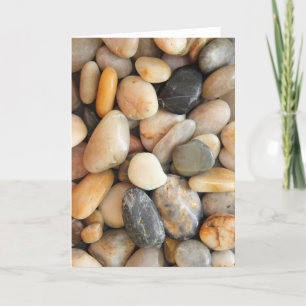 Tarjeta Piedras multicolores