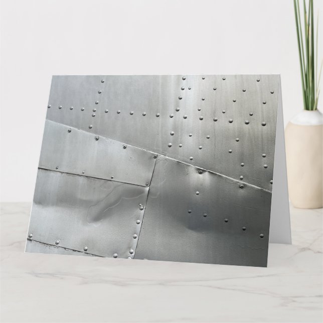 Tarjeta Piel de avión de aluminio (Anverso)