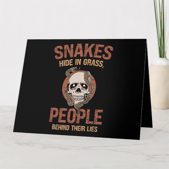 Tarjeta Piel de serpiente de piel reptil Snake Mom 2 (Anverso)