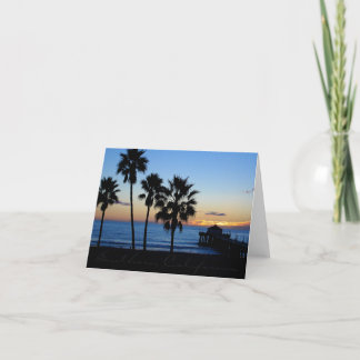 Tarjeta Pier californiano del sur