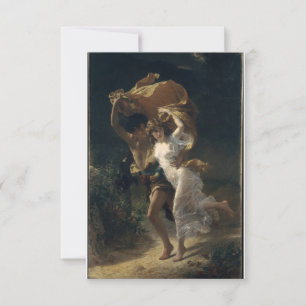 Tarjeta Pierre-Auguste Cot - La tormenta