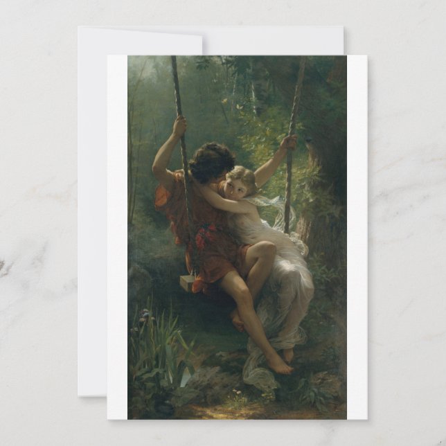 Tarjeta Pierre-Auguste Cot - Springtime (Anverso)