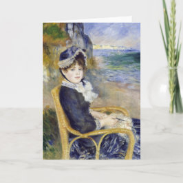 Tarjeta Pierre-Auguste Renoir - A orillas del mar