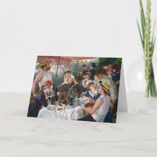 Tarjeta Pierre-Auguste Renoir - Almuerzo de los remeros