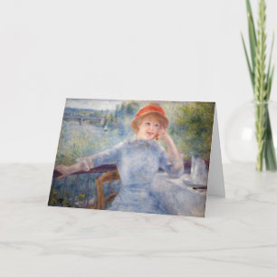 Tarjeta Pierre Auguste Renoir - Alphonsine Fournaise