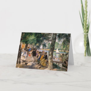 Tarjeta Pierre-Auguste Renoir - Bañistas en el Sena