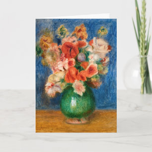 Tarjeta Pierre-Auguste Renoir - Bouquet