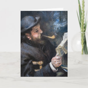Tarjeta Pierre-Auguste Renoir - Claude Monet Reading