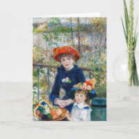 Pierre-Auguste Renoir - Dos hermanas en la terraza