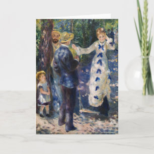 Tarjeta Pierre-Auguste Renoir - El Columpio
