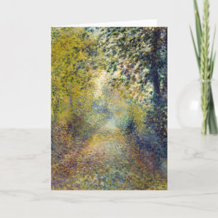 Tarjeta Pierre-Auguste Renoir - En el bosque