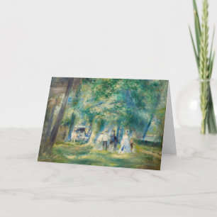 Tarjeta Pierre-Auguste Renoir - La Fiesta en Saint-Cloud