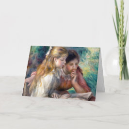 Tarjeta Pierre-Auguste Renoir - La lectura