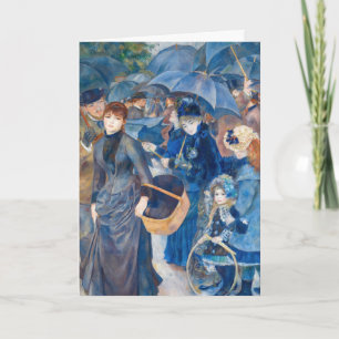 Tarjeta Pierre-Auguste Renoir - Las sombrillas