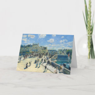 Tarjeta Pierre-Auguste Renoir - París, Pont-Neuf