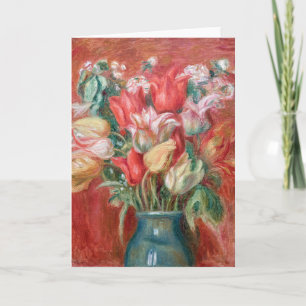 Tarjeta Pierre-Auguste Renoir - Tulip Bouquet