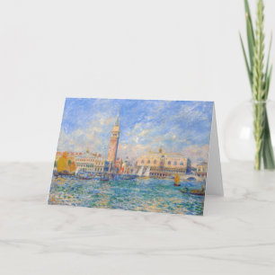 Tarjeta Pierre-Auguste Renoir - Venecia, el Palacio Ducal