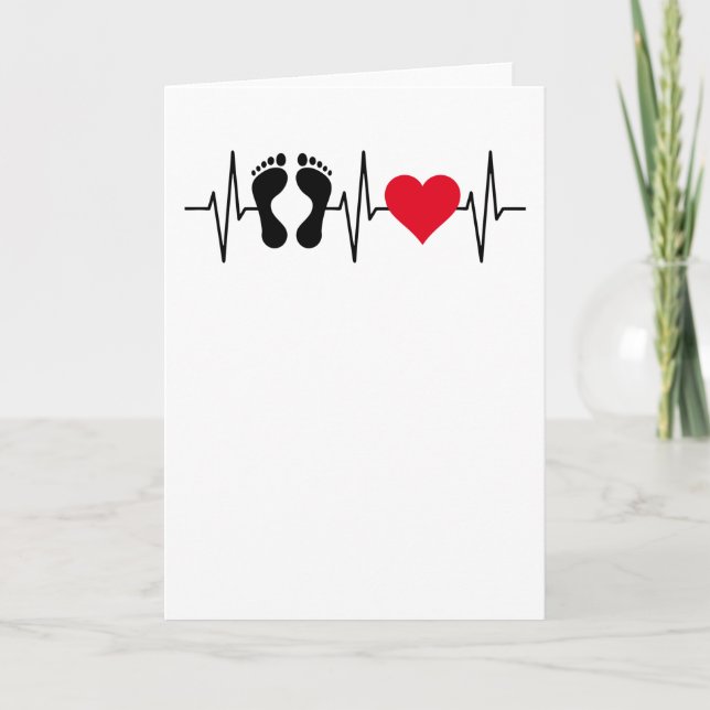 Tarjeta Pies Care Podiatra de pedicura Regalo de salón de  (Anverso)