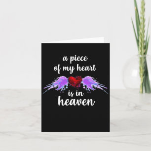 Tarjeta Pieza de Conciencia de Mi Corazón en el Cielo 