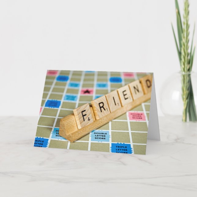 Tarjeta Piezas de juego Cumpleaños de amigo (Anverso)