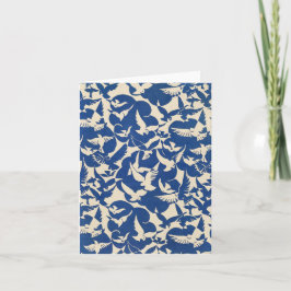 Tarjeta Pigeons in white and blue Rijksmuseum Amsterdam