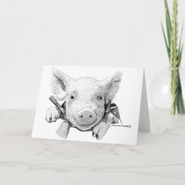 Tarjeta Piglet (Anverso)