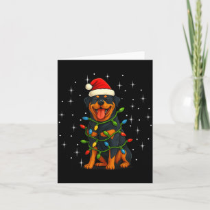 Tarjeta Pijama De Navidad Para Hombre Y Mujer De Perro Rot
