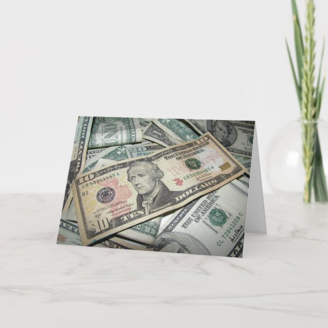 Tarjeta Pila de dinero (Anverso)