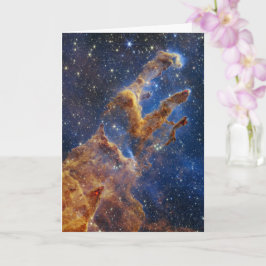 Tarjeta Pilares de la creación Eagle Nebula Webb Telescopi