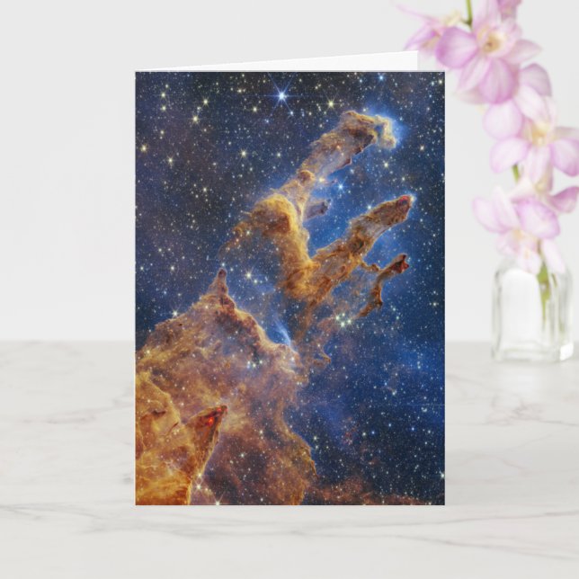 Tarjeta Pilares de la Creación Nebulosa del Águila Telesco (Orquídea)