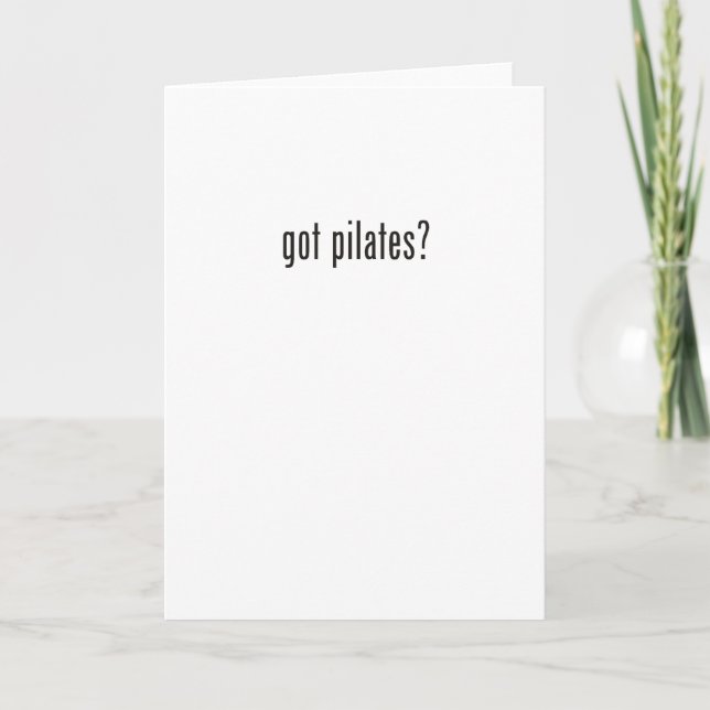 Tarjeta ¿pilates conseguidos? (Anverso)