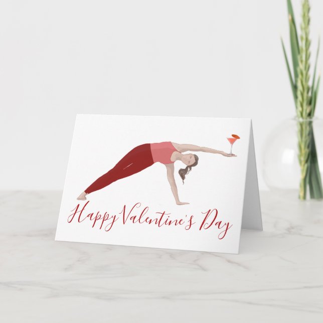 Tarjeta Pilates Valentine Card (Anverso)