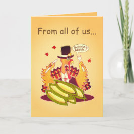 Tarjeta Pilgrim Turkey (Acción de Gracias)