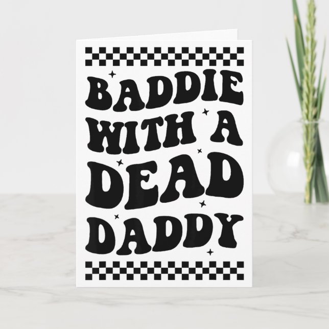 Tarjeta Pillina Con Un Padre Muerto  (Anverso)
