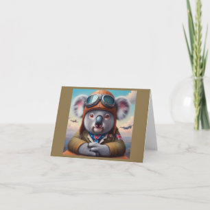 Tarjeta Piloto de avión de Koala