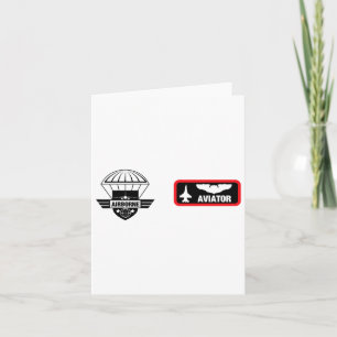 Tarjeta Piloto piloto de aviones de combate Aviador Milita