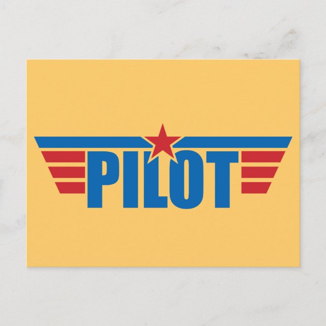 Tarjeta piloto Wings - Aviación (Anverso)
