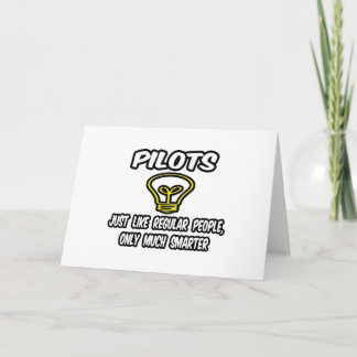 Tarjeta Pilotos... Gente común, sólo más inteligente