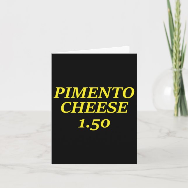 Tarjeta Pimento Cheese Golf Dad (Anverso)