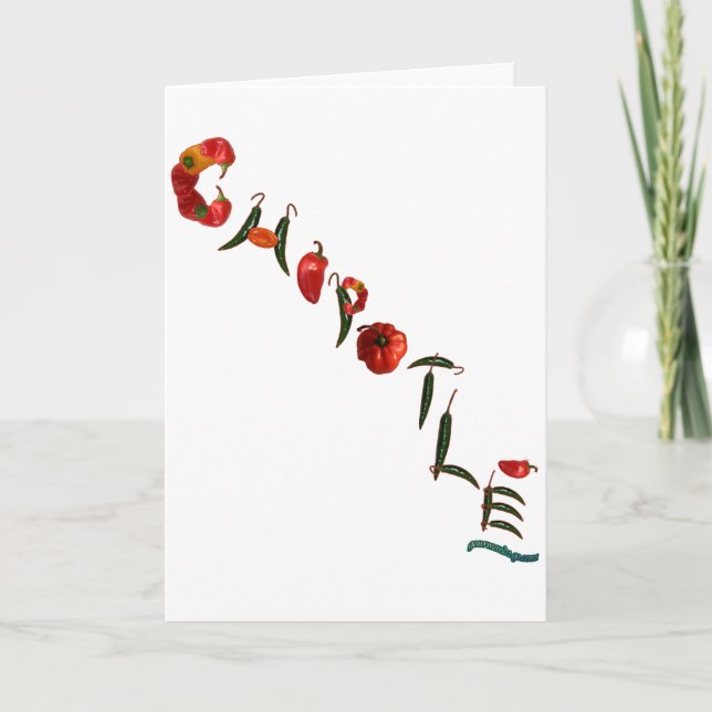 Tarjeta Pimientas de chile de Chipotle (Anverso)