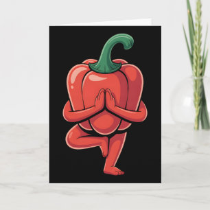 Tarjeta Pimiento Yoga