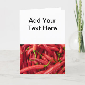 Tarjeta Pimientos picantes